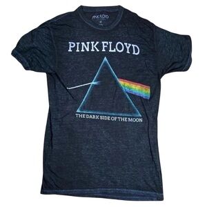 Target Women‎ Pink Floyd Graphic Black Short Sleeve Tshirt-Size Medium